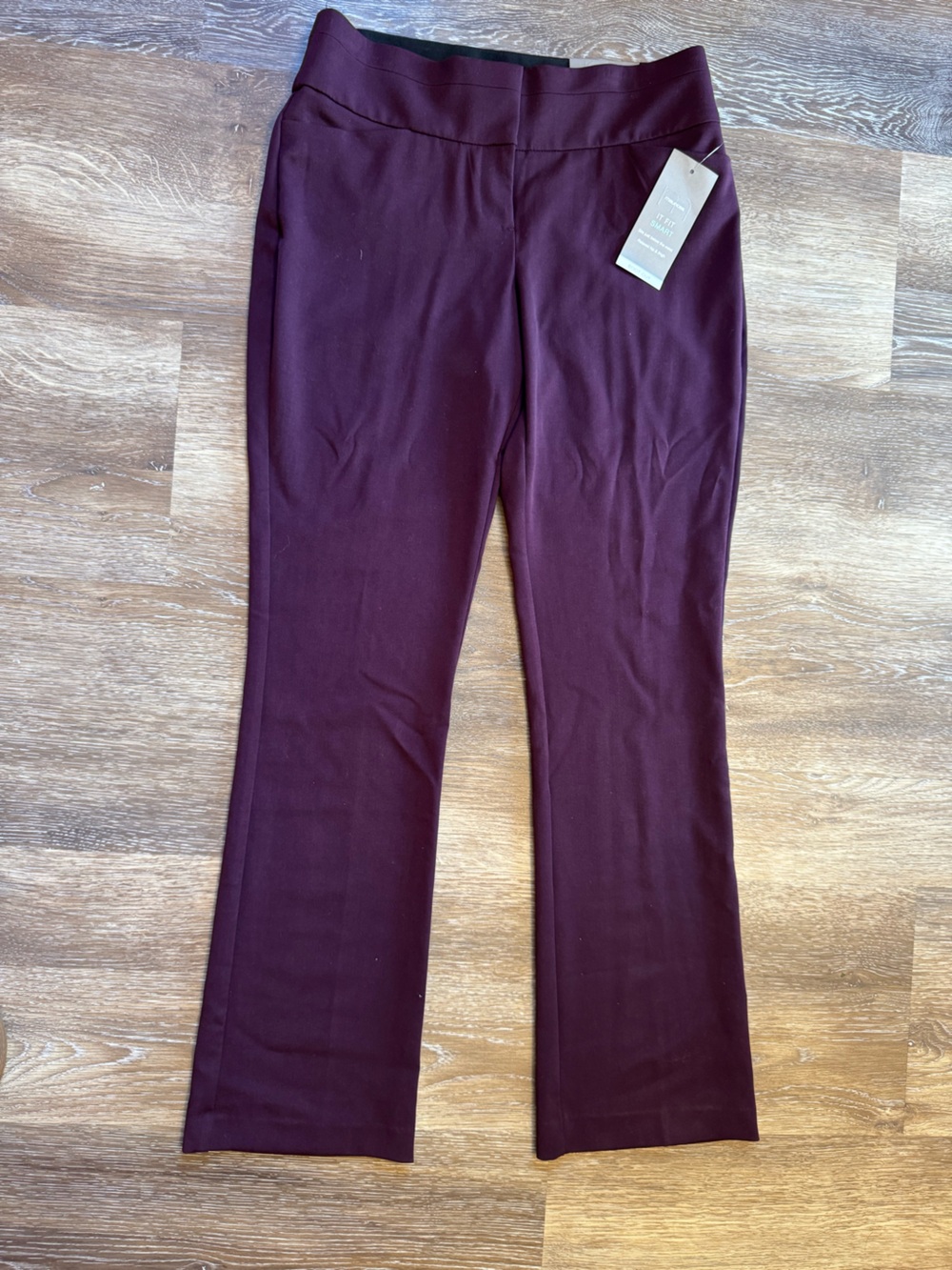 Maurices It Fit Smart Boot Cut Pants in Plum Sz 5/6 NWT!